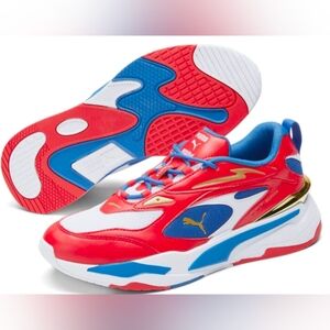 Puma RS-Fast RWB Running Shoes Red/White/Blue Men's 7 Like New MSRP $85